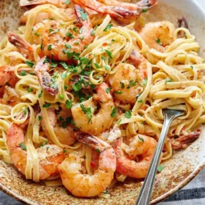 Garlic Butter Shrimp Noodles
