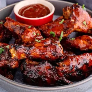 Smoky BBQ Glazed Wings