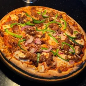 Suya Beef Pizza