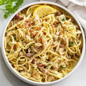 White Creamy Linguine